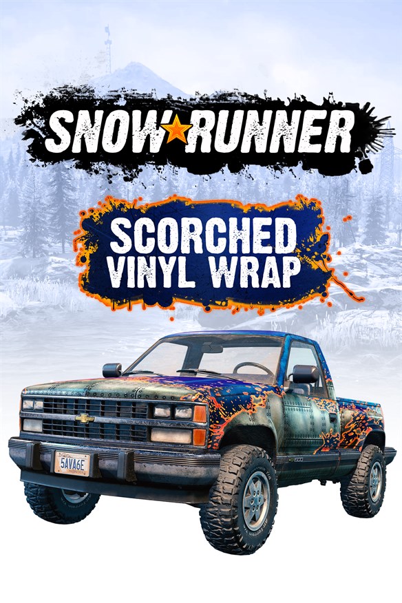 SnowRunner – Scorched Vinyl Wrap Xbox Series X|S and Xbox One cover art