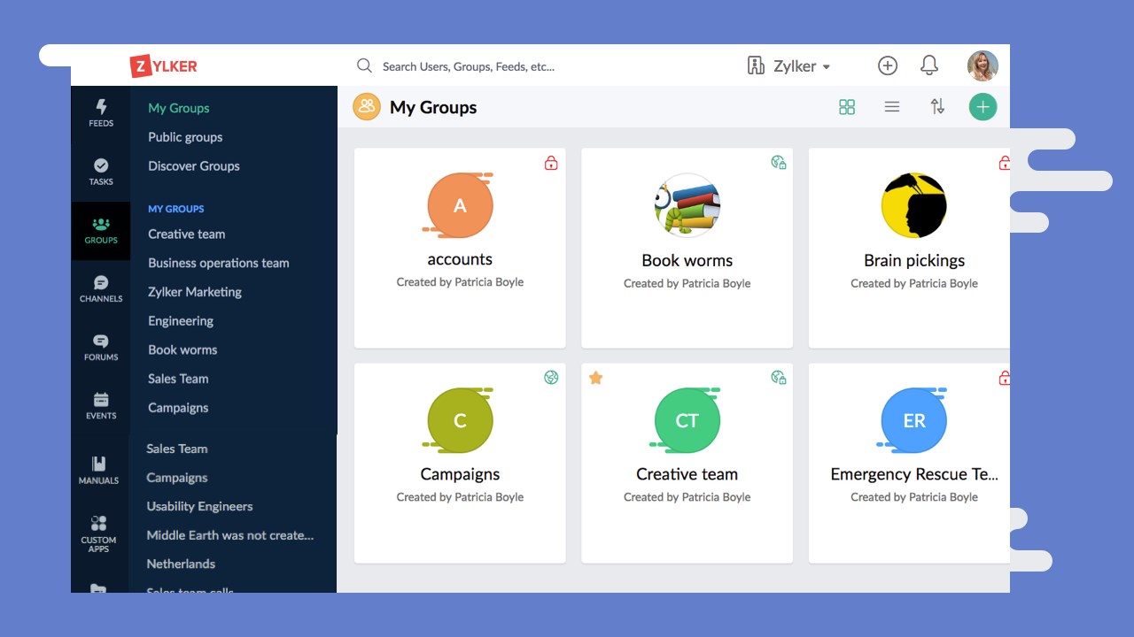 Snapshot 2 of Zoho Connect