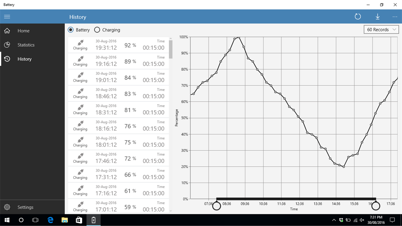 #9. Save Battery (Windows) 作者: KANJI KERALIYA