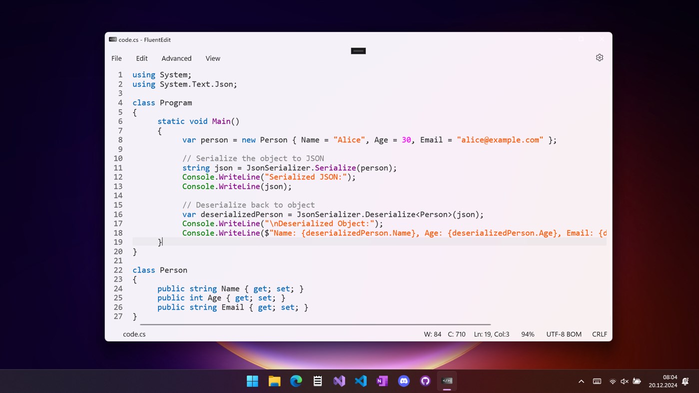 #7. FluentEdit (Windows) By: Julius Kirsch
