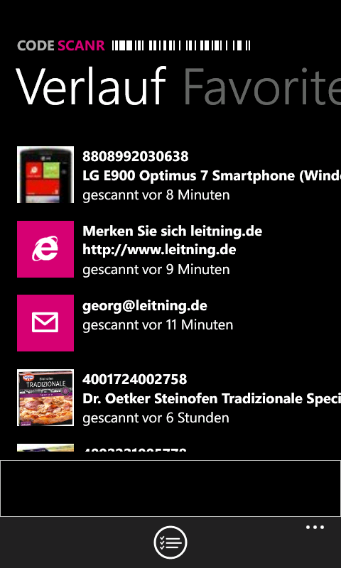 Captura 1 Code Scanr windows