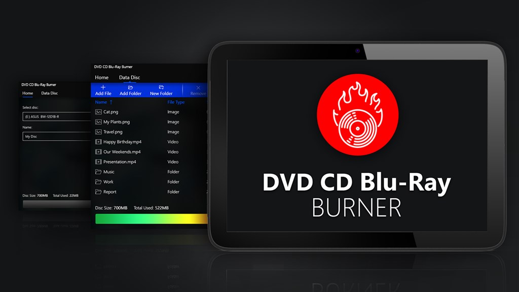 DVD CD Blu-Ray Burner - Microsoft Apps