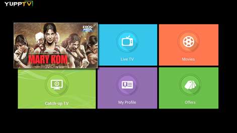 YuppTV - LiveTV, Catch-up, Movies Screenshots 1