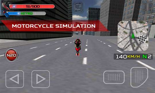 Motorcycle Driving : Grand City screenshot 1