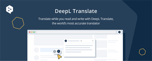 DeepL: AI translator and writing assistant marquee promo image