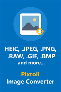 Pixroll Image Converter for HEIC, JPG, PNG, GIF and much more...