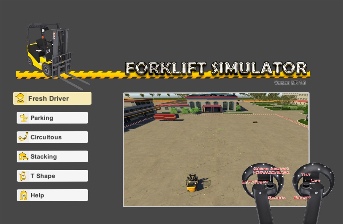 #3. Forklift Simulation (Windows) By: 长宽高（北京）科技有限公司