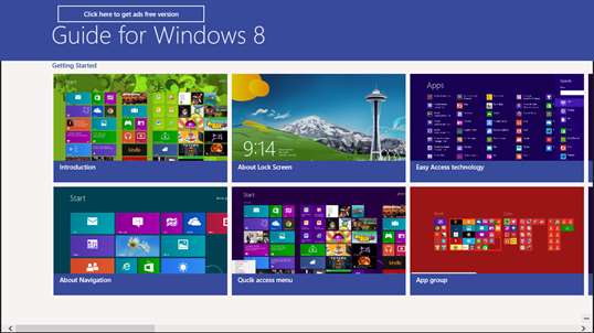 Guide for Windows 8 screenshot 1