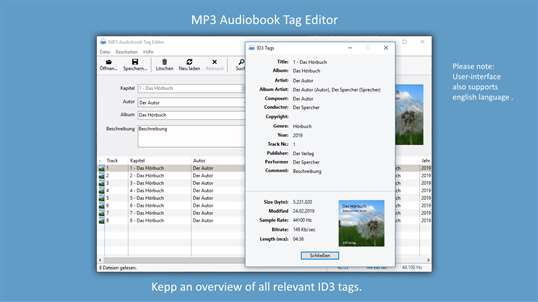 MP3 Audiobook Tagger screenshot 3