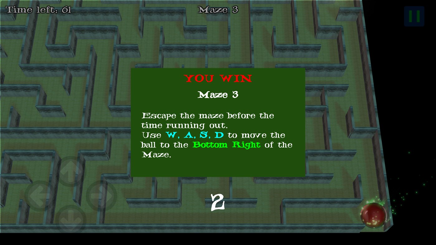 #3. Maze Escape: Magic Balls (Windows) 来自: toanlove371