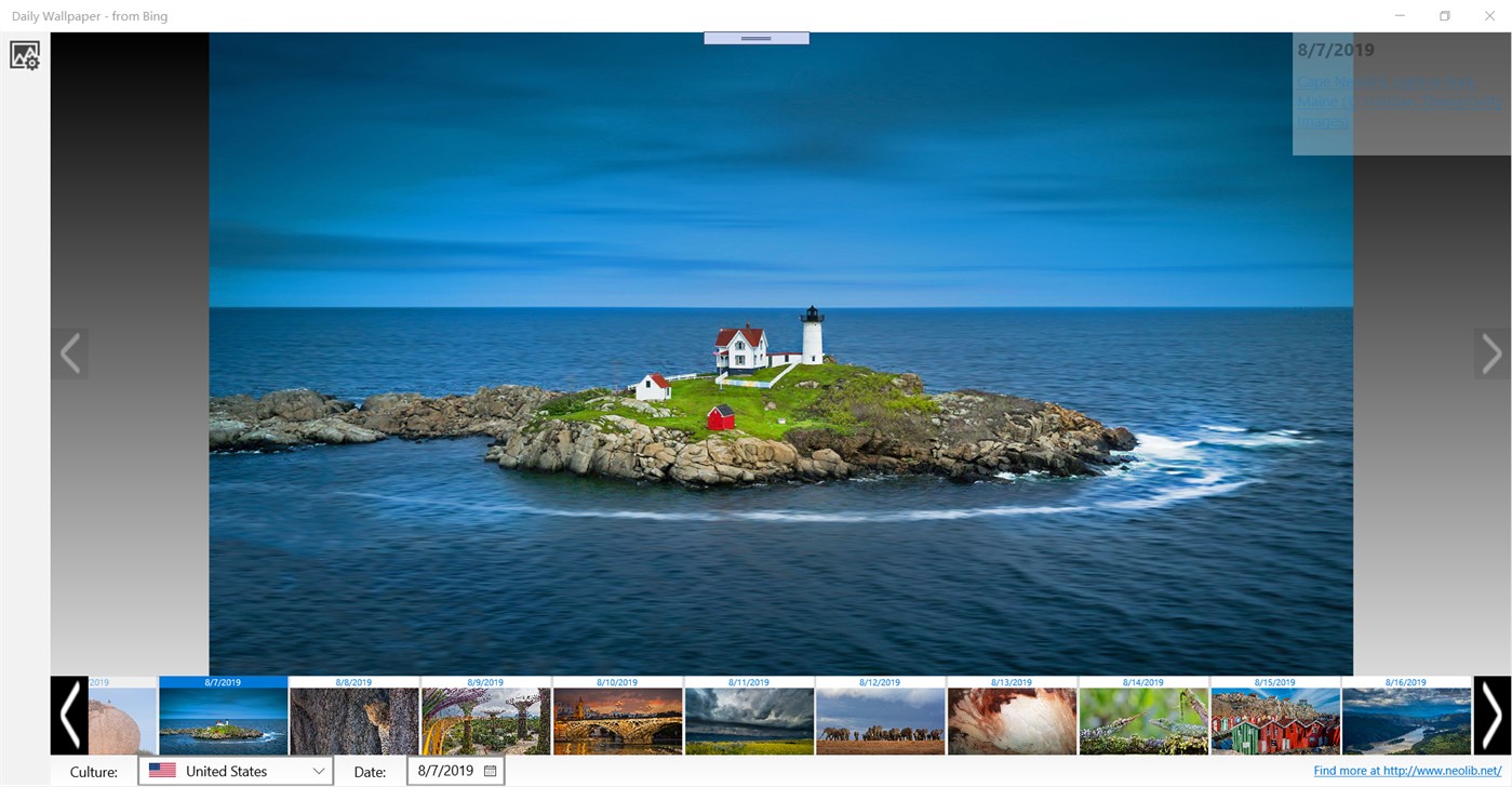 #1. Daily Wallpaper - from Bing (Windows) 来自: neolib.net