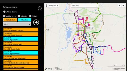 BusTime Unisc screenshot 1