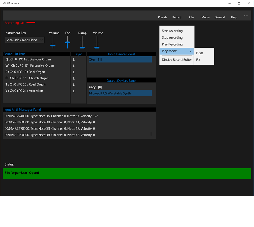 #5. Midi Processor (Windows) Av: BL Yaduwanshi