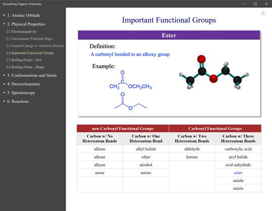 VISUALIZING ORGANIC CHEMISTRY screenshot 6