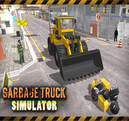 Garbage Truck Simulator 3D screenshot 1