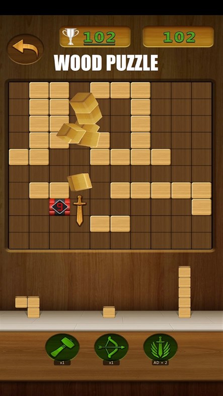 #1. Wood Block Line Puzzles (Windows) Bởi: SSP Games