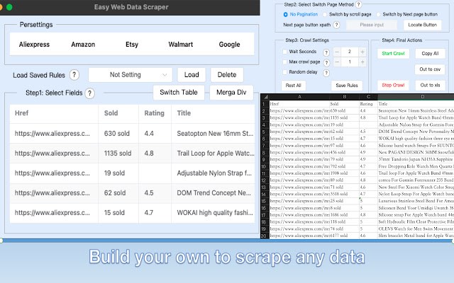 Easy Web Data Scraper