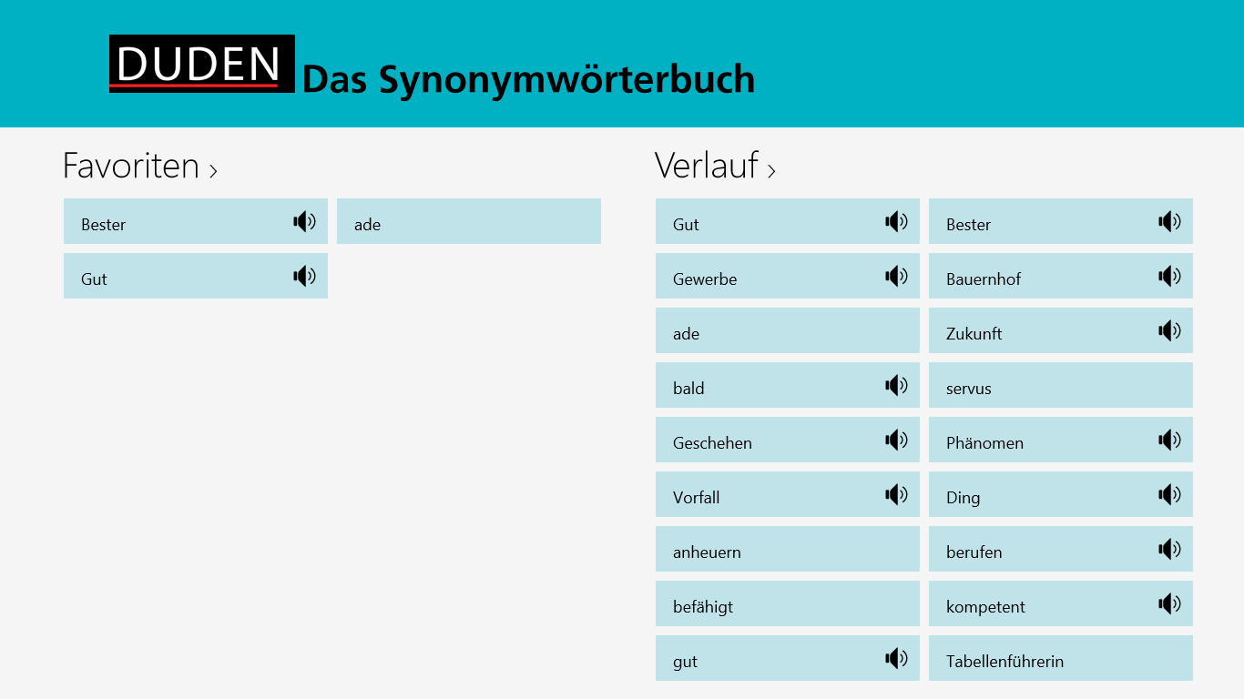 Duden – Das Synonymwörterbuch for Windows 10