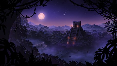 AAA Dynamic Scenes - Aztec Temple Twilight Dynamic Scene