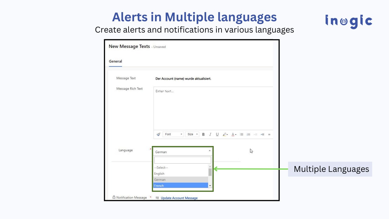 Snapshot 7 of Alerts/Notifications Management in Dynamics 365 CRM - Alerts4Dynamics
