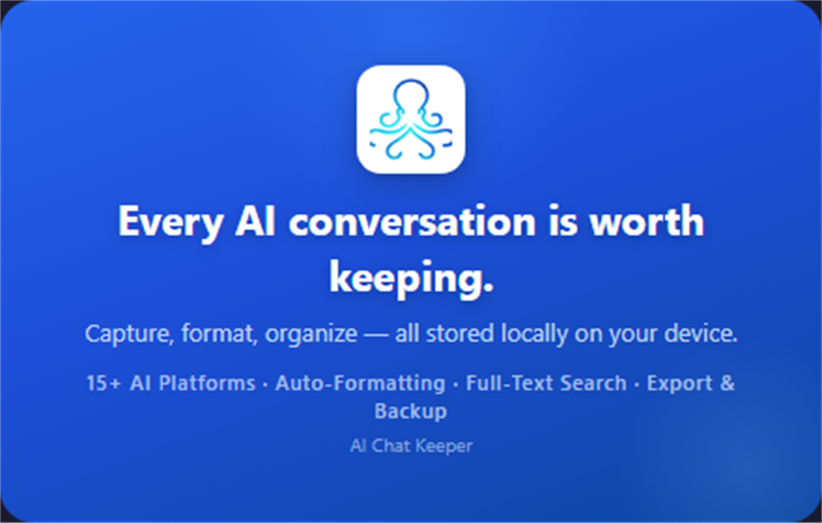 AI Chat Keeper