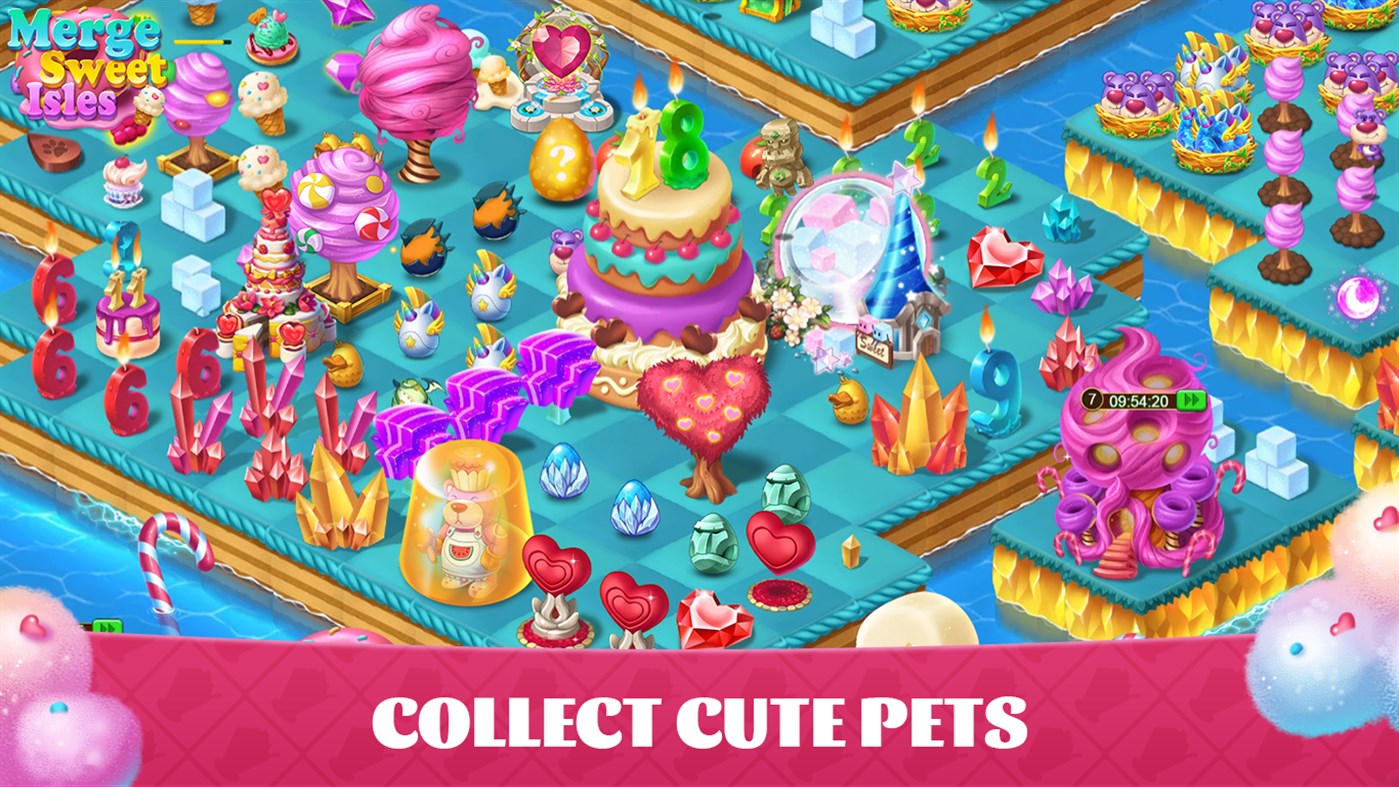 #4. Merge Sweet Isles (Windows) Tekijänä: MIRACLE GAMES INC.