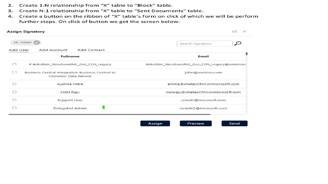 Snapshot 3 of Looking for eSign Application on top of your Dynamics 365 CRM Implementation