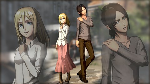 Christa & Ymir "Plain clothes" Outfit Early Release
