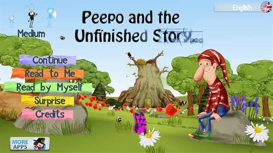 Peepo and the Unfinished Story screenshot 1