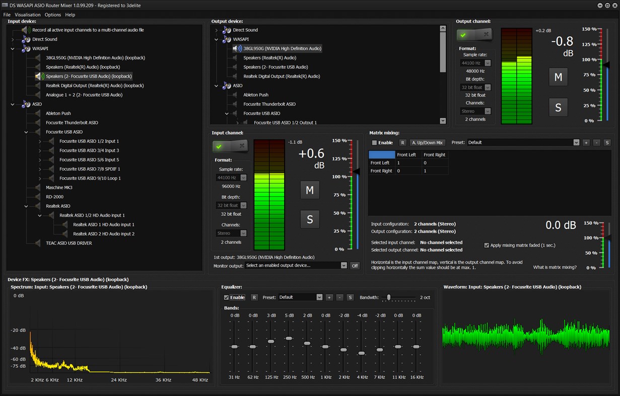 #3. DS WASAPI ASIO Router Mixer (Windows) โดย: N.C.S. Trade Hungary Kft.