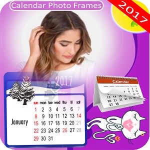 Calendar frame photo collage