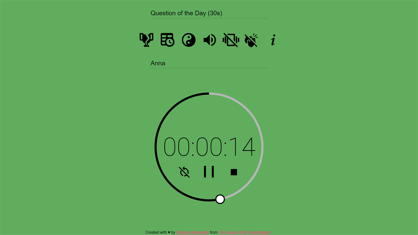 #3. Toastmasters Timer Pro (Windows) By: FANMixco