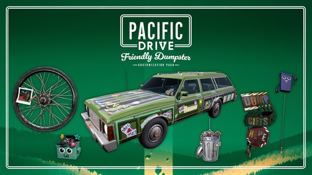 Pacific Drive: Friendly Dumpster Customization Pack screenshot 1