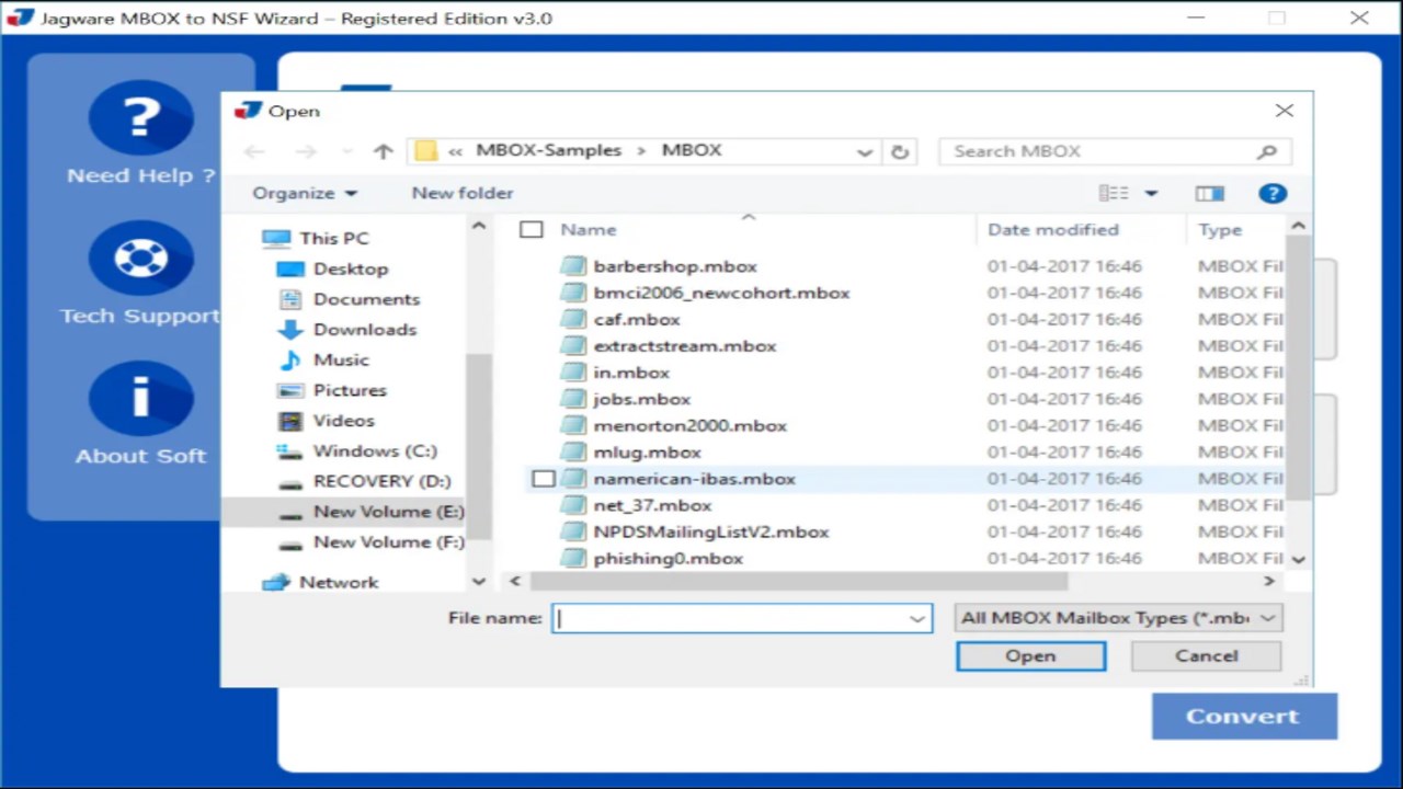 Snapshot 3 of Jagware MBOX to NSF Converter