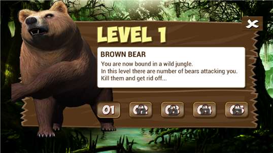Bear Jungle Attack screenshot 3