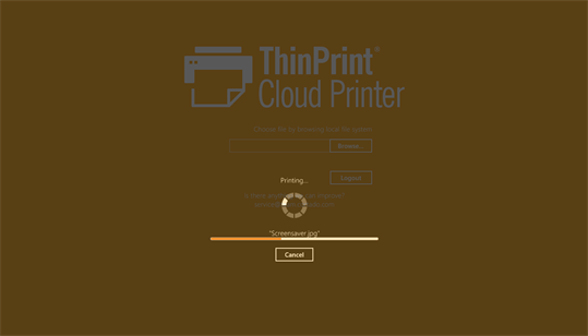 ThinPrint Cloud Printer screenshot 3