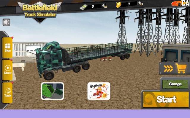 Battlefield Truck Simulator Game