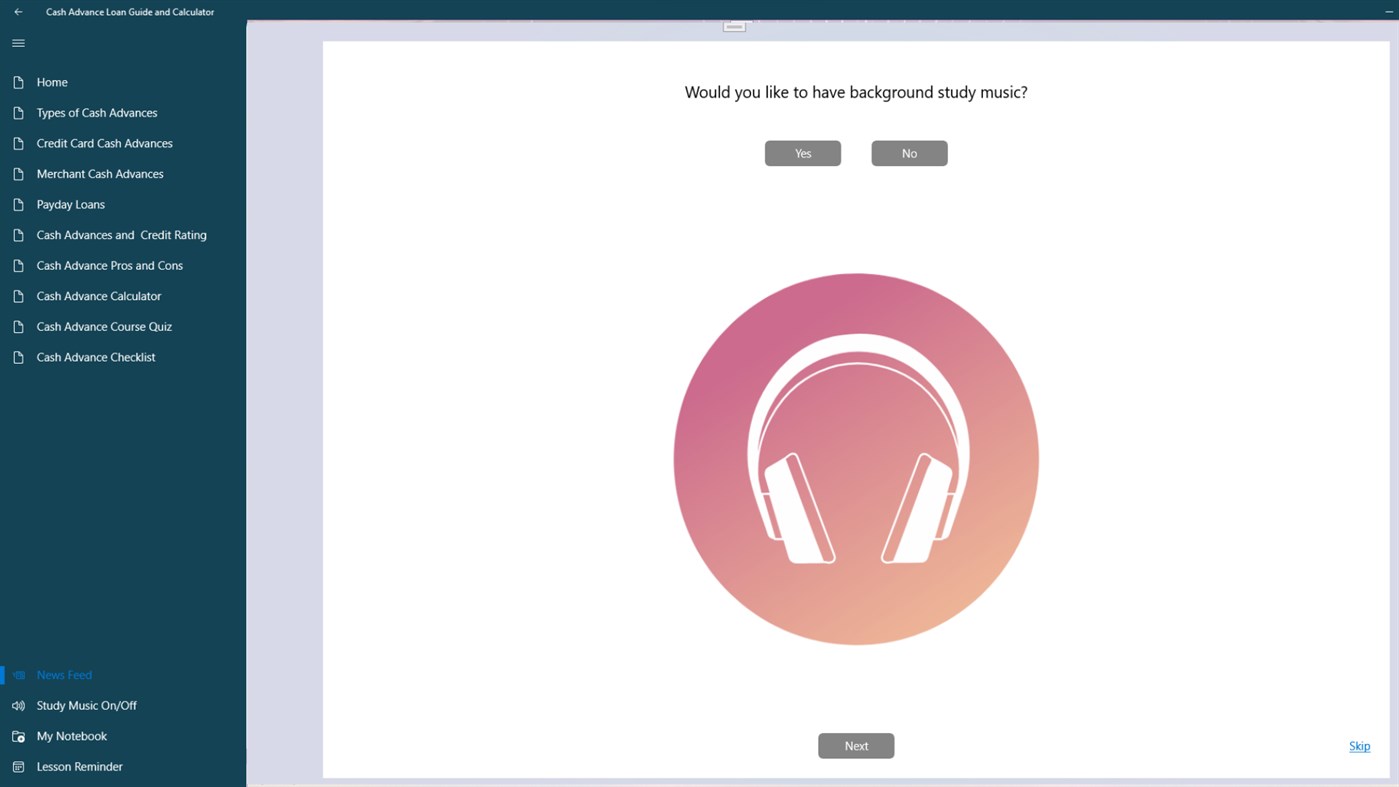 #6. Cash Advance Loan Guide and Calculator (Windows) By: Better courses