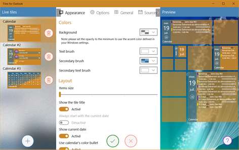 Tiles for Outlook Screenshots 1