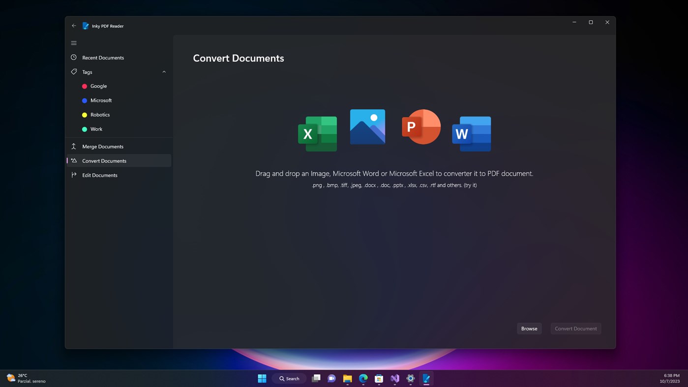 #6. Inky - PDF Reader & Editor & Converter (Windows) 게시자: Andrea Del Bello