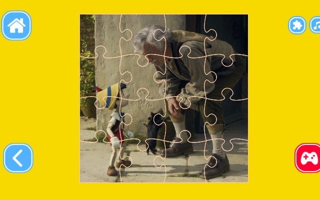 Pinocchio Jigsaw Puzzle Game