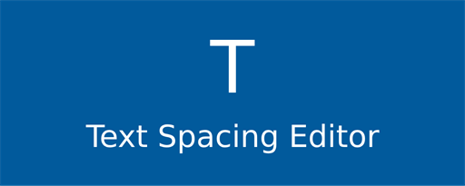 Text Spacing Editor marquee promo image