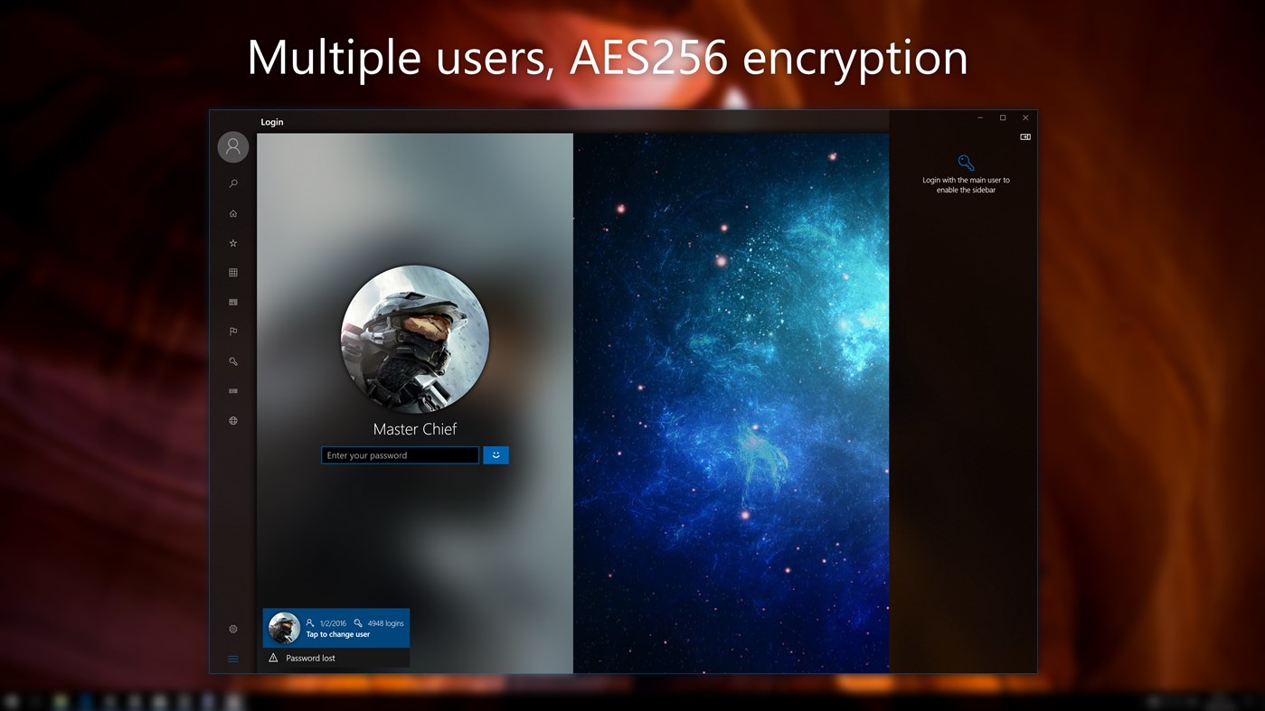 #4. OneLocker Password Manager (Windows) Με: Sergio Pedri