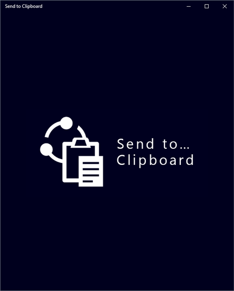 Windows send. Windows clipboard Dog.