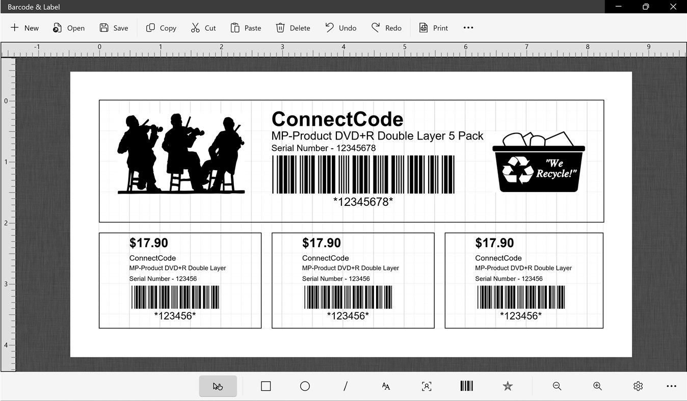 #1. Barcode & Label Software (Windows) 게시자: ConnectCode