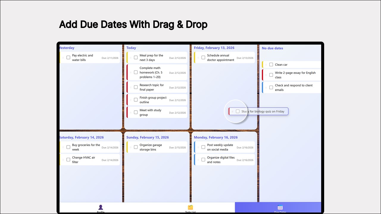 My To-do List screenshot