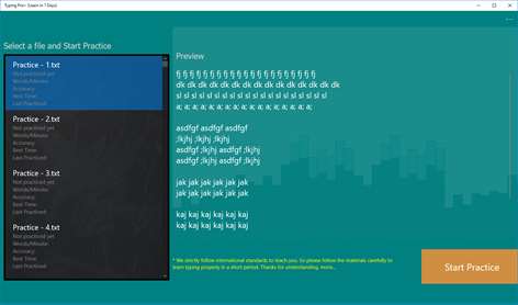 Typing Pro+ (Learn in 7 Days) Screenshots 1