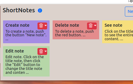 ShortNotes - Take Short Notes While Browsing