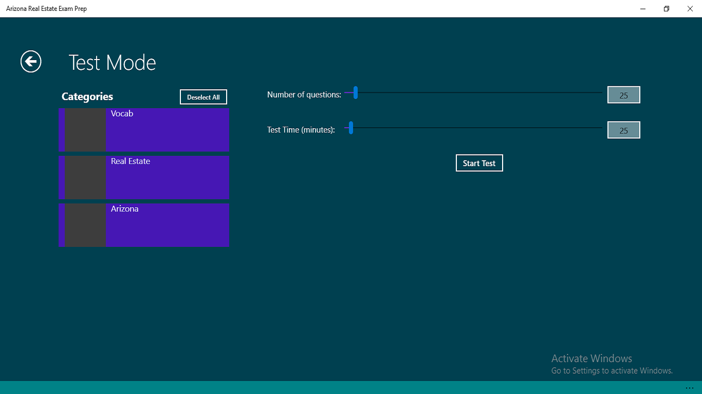 Arizona Real Estate Exam Prep for Windows 10