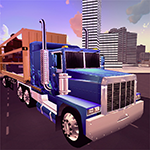 City Transport Cargo Truck Driver 3D
